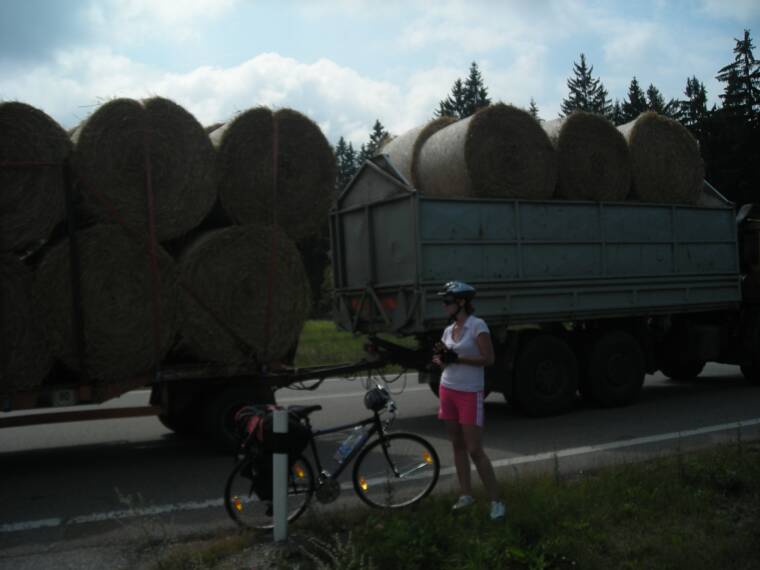 czech hay truck