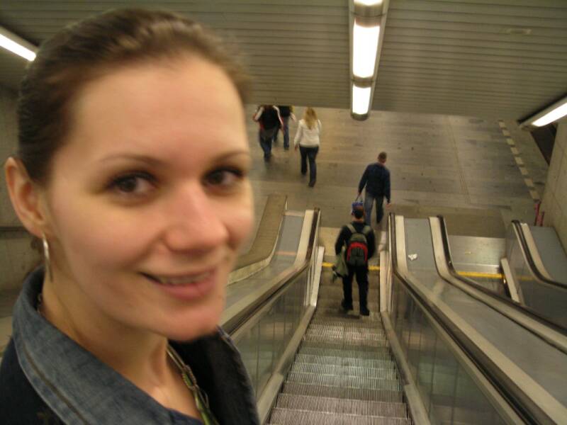 prague metro elevator